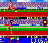 Carl Lewis Athletics 2000 (Europe) (En,Fr,De,Es,It,Nl) In game screenshot